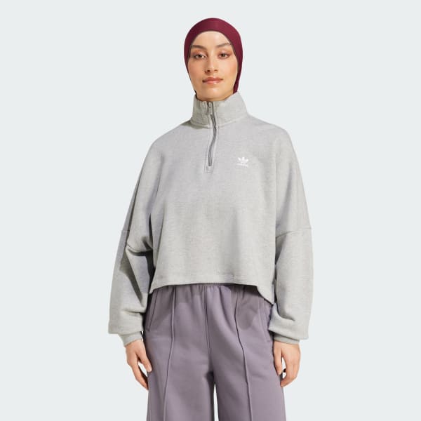 Siva Mikina Essentials French Terry 1/2 Zip