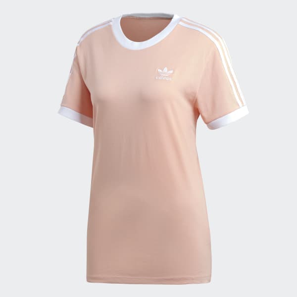 Camiseta 3-Stripes - Rosa adidas 