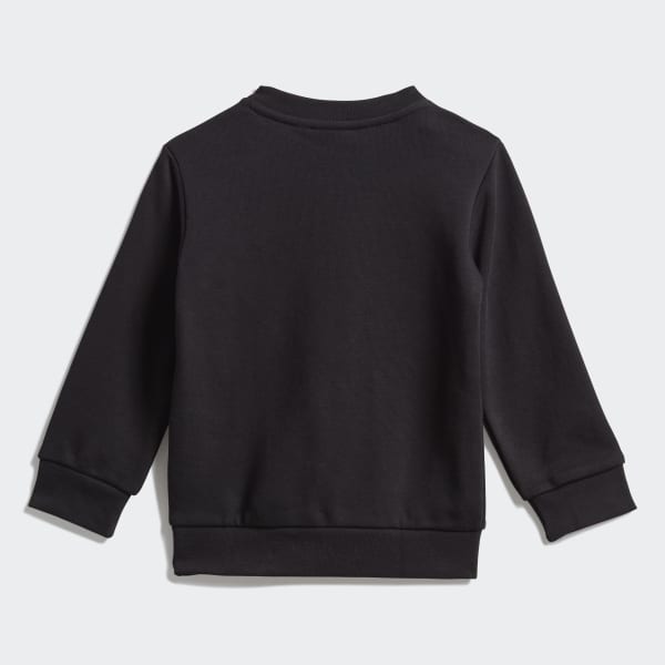 Preto Blusa de Moletom Crew (UNISSEX)