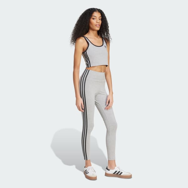 Gris Mallas de 3 Franjas Adicolor Co