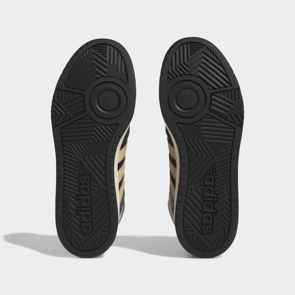 Μαύρο Hoops 3.0 Mid Lifestyle Basketball Classic Fur Lining Winterized Shoes