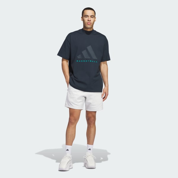 adidas Basketball Tee - Blue | adidas Türkiye