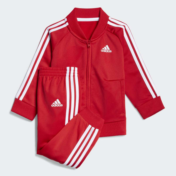adidas Classic Tricot Jacket Set - Red 