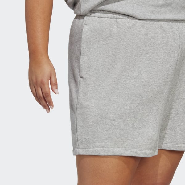 adidas Adicolor Essentials French Size) Grey Lifestyle Women\'s - Terry | Shorts | adidas US (Plus