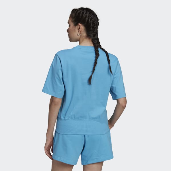 Azul T-shirt Oversize Adicolor RM025