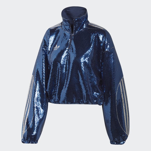 adidas Sequin Track Jacket - Blue 