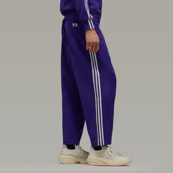 Purple Y-3 3-Stripes Track Pants