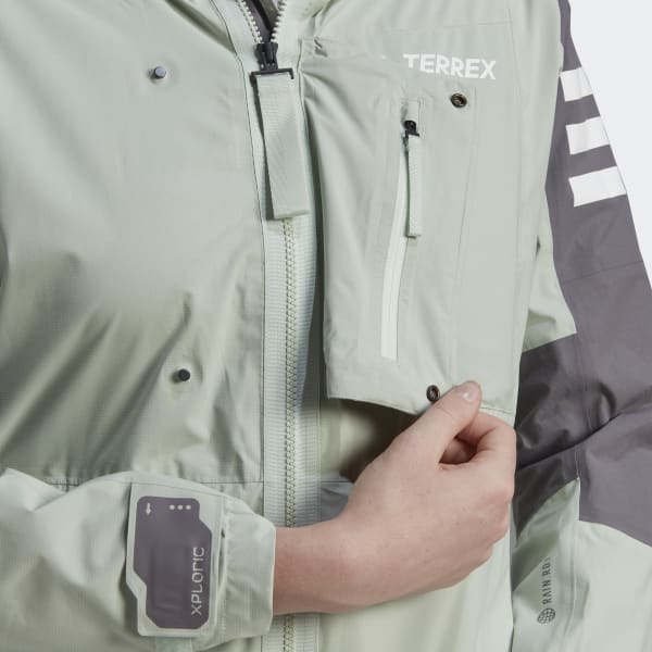 groen TERREX XPLORIC RAIN.RDY HIKING JACK