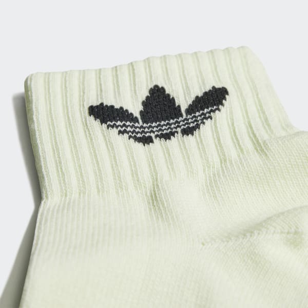 Blanco Calcetines Tobilleros 3 Pares (UNISEX)