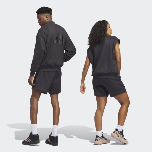 adidas Basketball Sueded Shorts Grey adidas Thailand