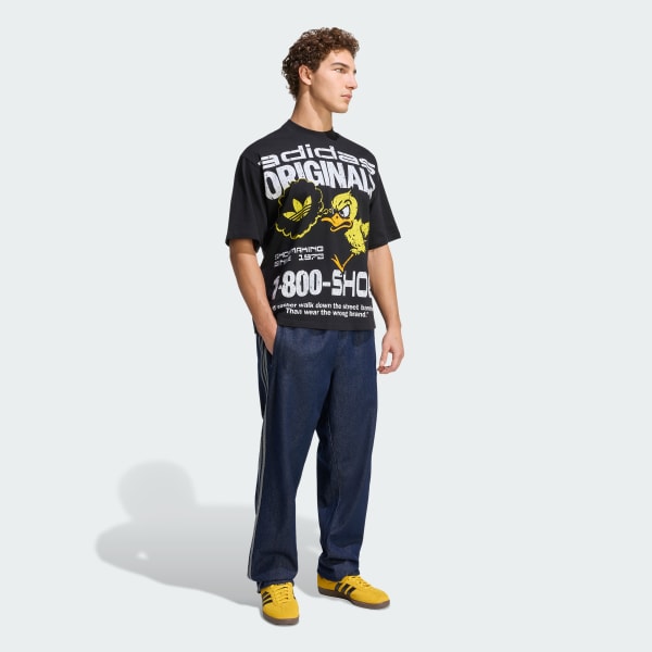 Negro playera Graphic Originals Duck