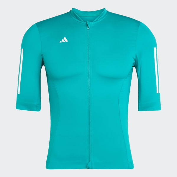 Verde Maglia da ciclismo Tempo 3-Stripes