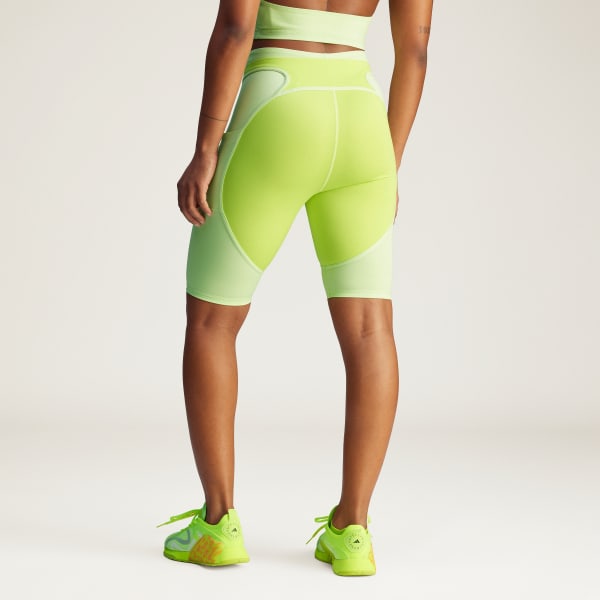 Hijau Legging Bersepeda Two-tone adidas by Stella McCartney