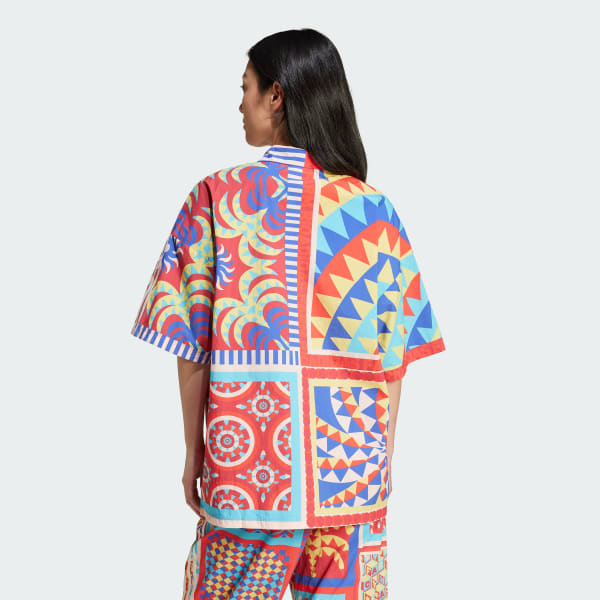 Niebieski Koszula adidas x FARM Rio