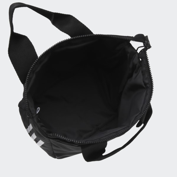 Black MEN ROUND TOTE BAG