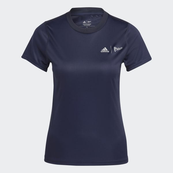 blauw adidas x Parley Running T-shirt