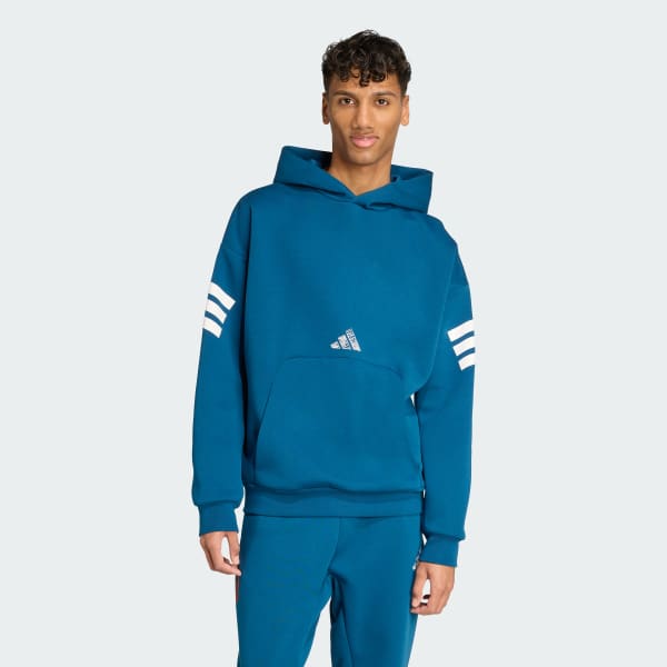 Niebieski Bluza adidas Marvel Spider-man Hoodie