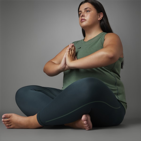 vert Legging 7/8 Authentic Balance Yoga (Grandes tailles)