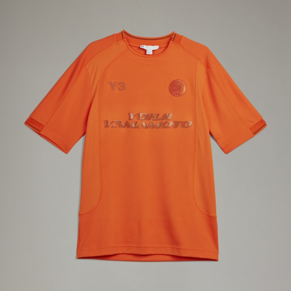 Orange Y-3 Football T-Shirt LOM92