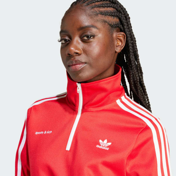 Adidas Sporty & Rich Half-Zip Track Jacket WHERE TO BUY