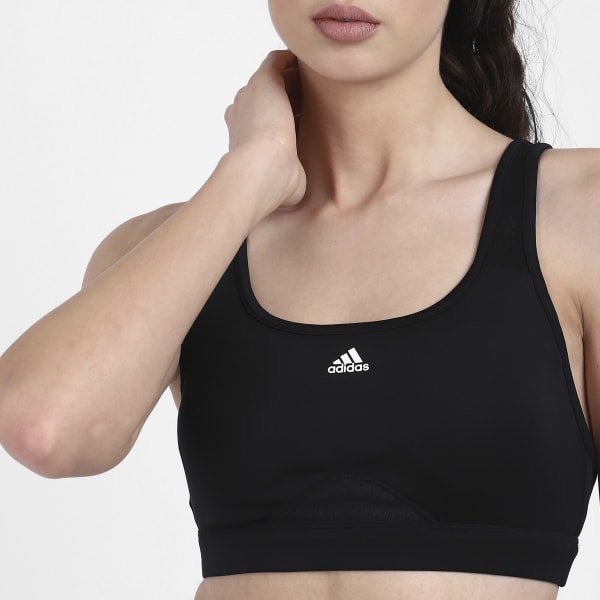 Black TAILORED MOVE HIGH SUPPORT WORKOUT BRA