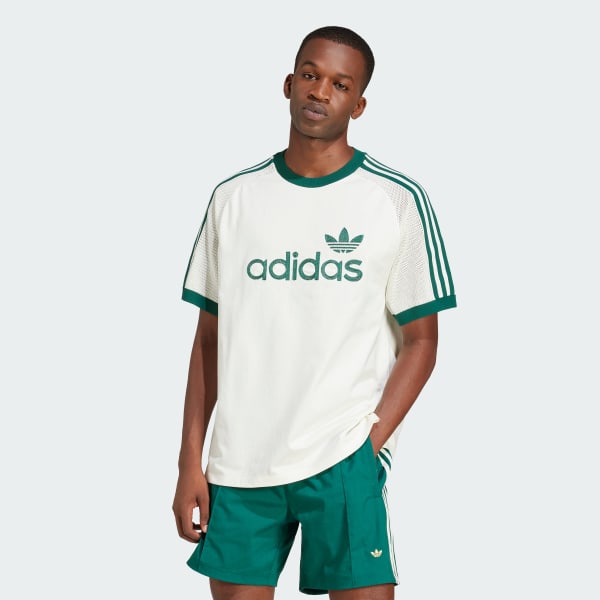 adidas Premium Knitted T-Shirt - White | adidas UK
