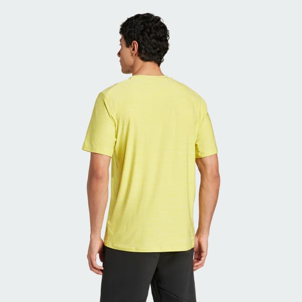 Yellow Train Essentials Stretch Training Tee