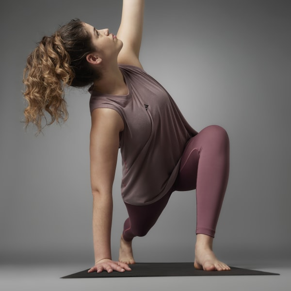 Pourpre Débardeur de yoga Authentic Balance (Grandes tailles) DRN76