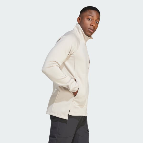 Beige TERREX XPERIOR MEDIUM FULL ZIP FLEECEJACKE
