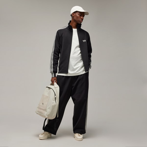 Black 3-Stripes Track Top