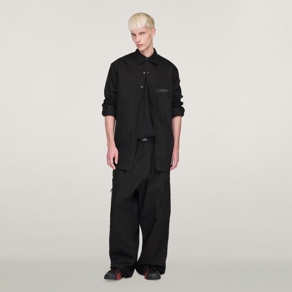 Black Y-3 UT Twill Overshirt