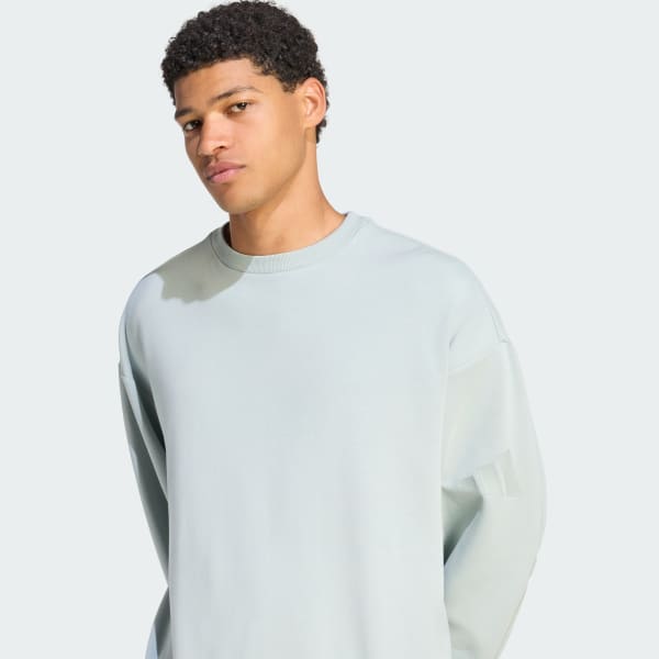 adidas SOFT LUX SWEATSHIRT - Green | Free Shipping with adiClub