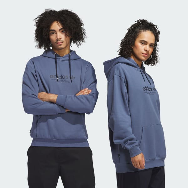 Azul Polera con Capucha 4.0 Logo (Unisex)