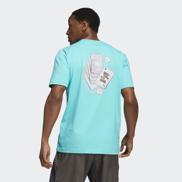 Turkusowy Trae Most Doubted Tee DVJ86