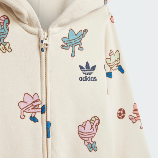 Beige HOODED ONESIE