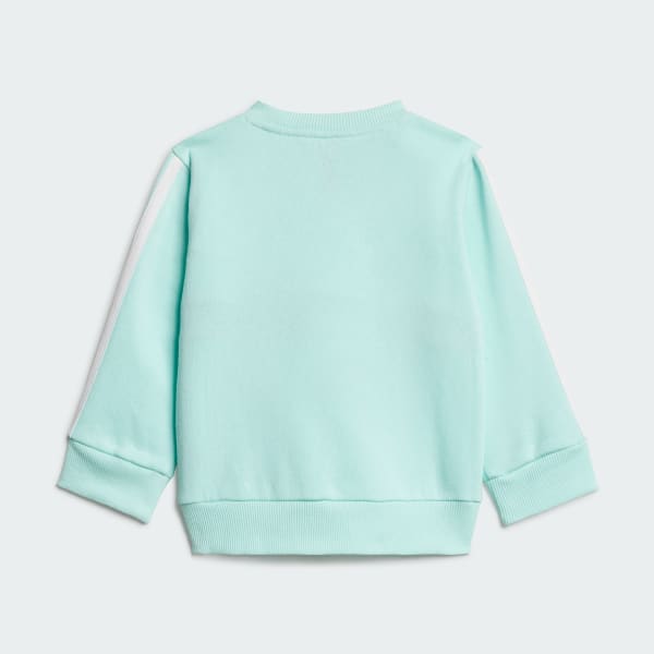 Τιρκουάζ Seasonal Essentials Tiberio 3-Stripes Fleece Crew Set Kids