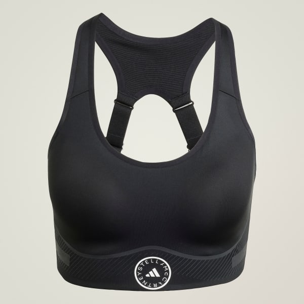 Μαύρο adidas by Stella McCartney TruePace High Support Sports Bra
