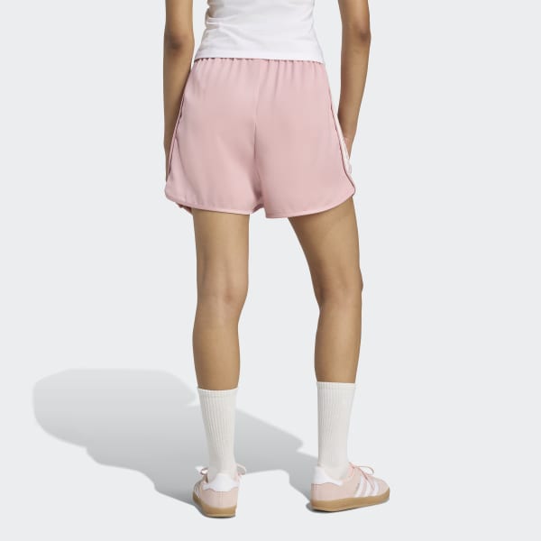 新作人気フリル【ADIDAS】Originals Ruffle Shorts★3色★正規品 Shorts adidas Originals Satin Shorts Ruffle 3-Stripes Black