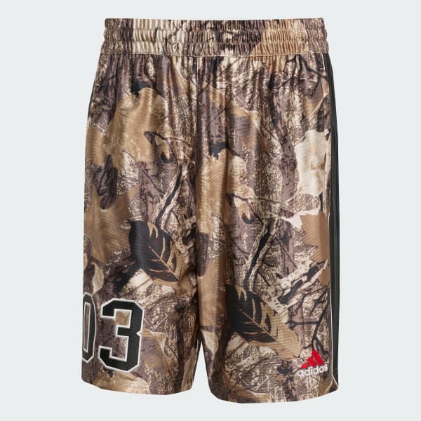 Multicolor adidas Originals Camo Short