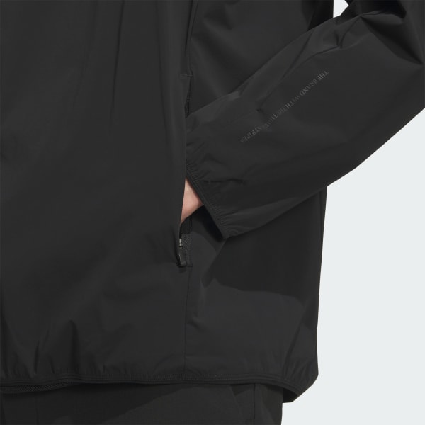 adidas ゴルフ　ジャケット　黒・グレー Ｏサイズ adidas アディダス メンズ ゴルフジャケット GOLF U365T FG FZ