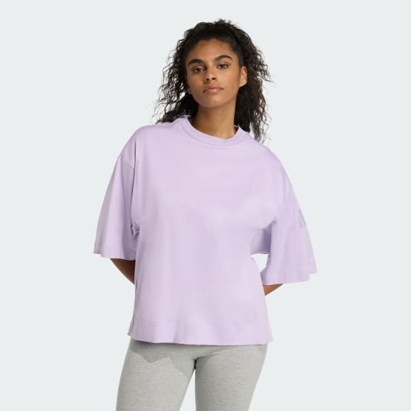 Purple Soft Lux Loose Tee