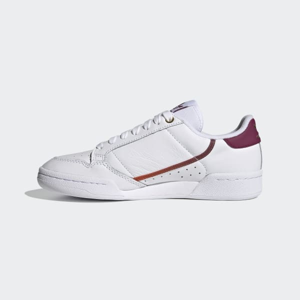 adidas continental white and gold