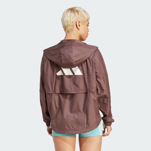 Brown WIND.RDY Hyperglam Windbreaker