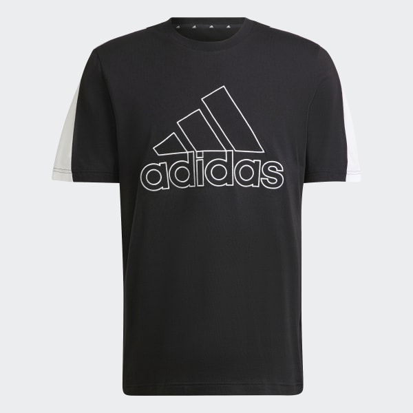 Black Future Icons Embroidered Badge of Sport Tee