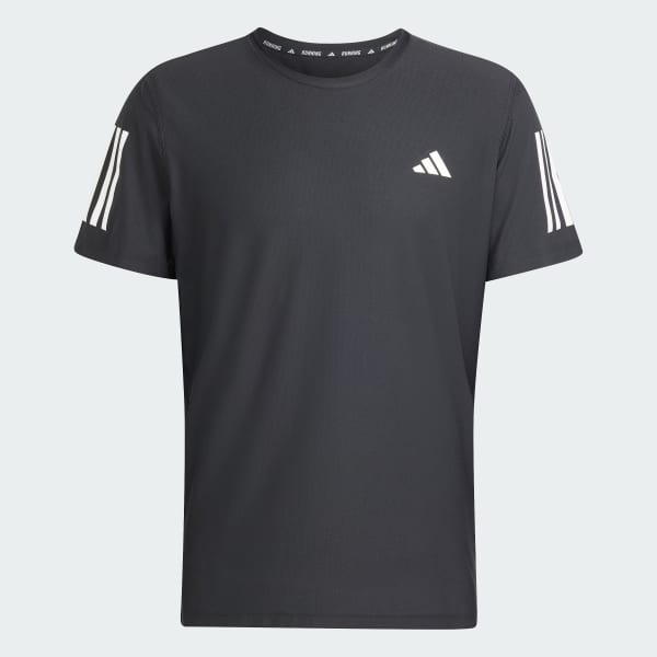 adidas Own the Run Tee - Black | Free Shipping with adiClub | adidas US