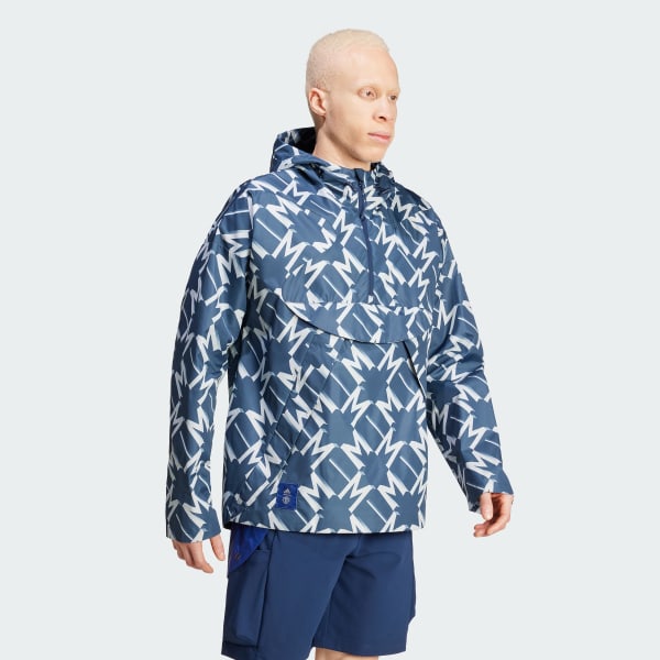 Blu Giacca a vento Seasonal Half-Zip Manchester United FC