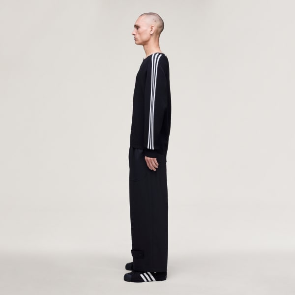 cerná KALHOTY Y-3 SPORT UNIFORM WIDE LEG