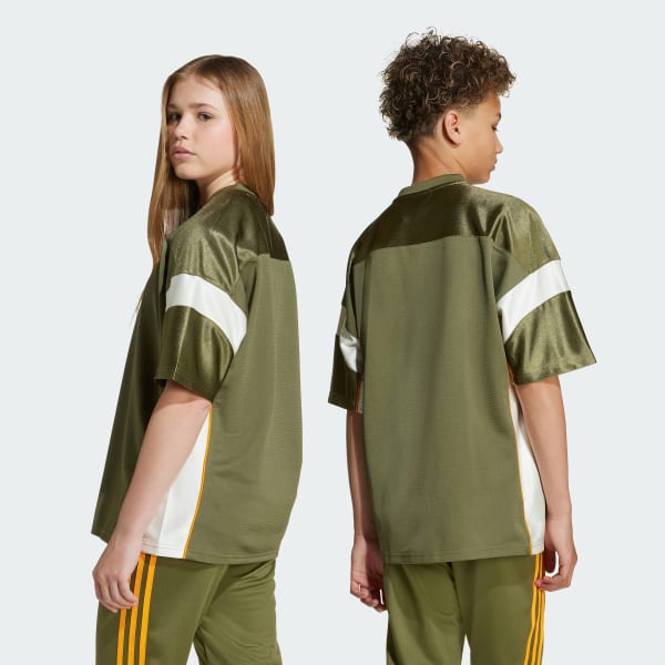 Verde Polera Tipo Camiseta para Niños