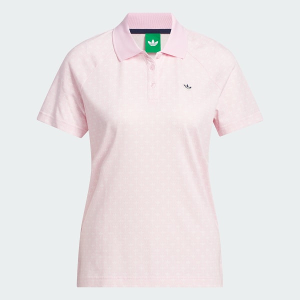 สีชมพู เสื้อโปโล Originals All Over Trefoil