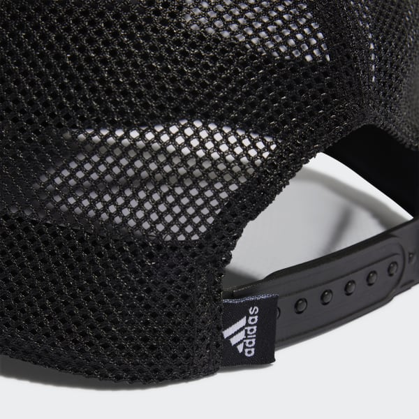 Negro Gorra Snapback Trucker Curvada
